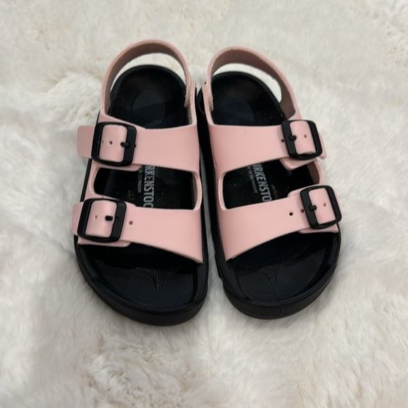 Birkenstock, pink and black sandals euro size 30/US size 12 - Picture 2 of 9